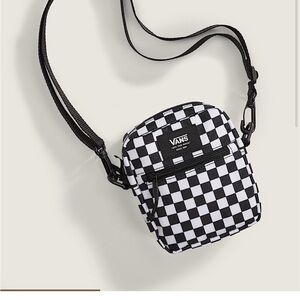 Vans Checkered Black and White Belt Bag